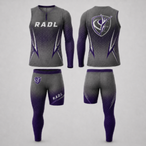 RADL Gray/Purple One-Arm One-Leg Uniform