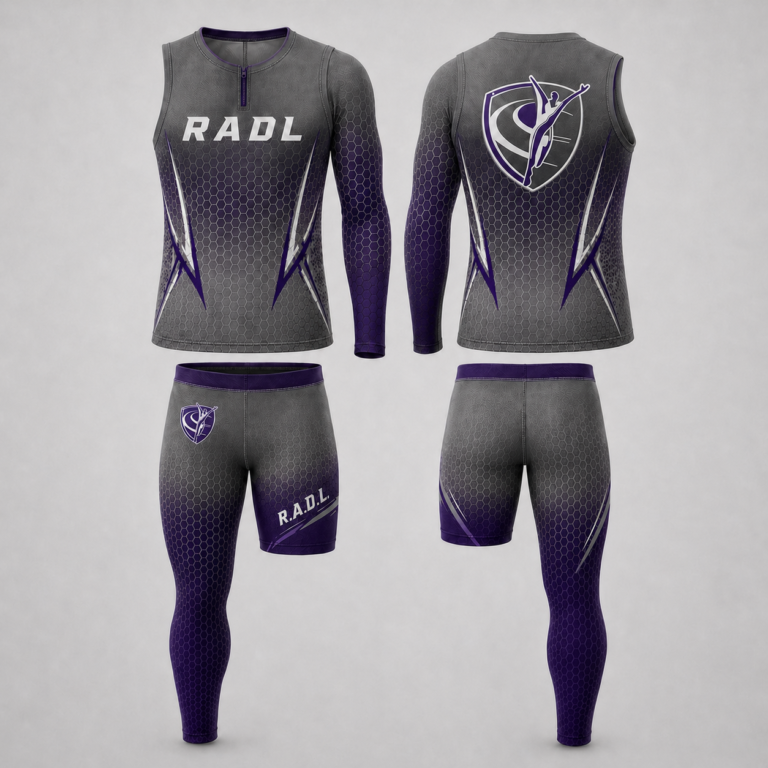 RADL Gray/Purple One-Arm One-Leg Uniform