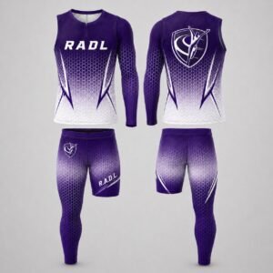 RADL Purple/White One-Arm One-Leg Uniform