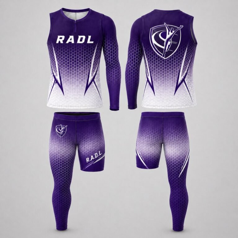 RADL Purple/White One-Arm One-Leg Uniform